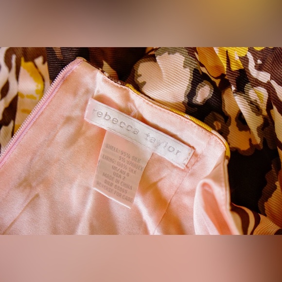 Rebecca Taylor floral silk skirt - Picture 3 of 3